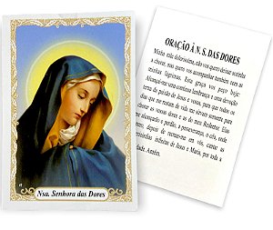 100 Santinho Folheto Oração Nossa Senhora Das Dores