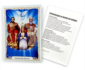 100 Santinho Folheto Oração Consagração Ao Divino Pai Eterno