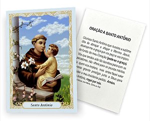 100 Santinho Folheto Oração Santo Antonio