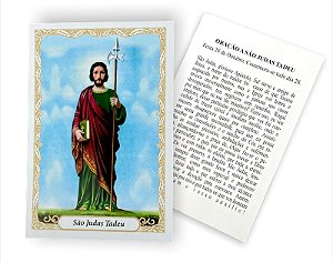 100 Santinho Folheto Oração São Judas Tadeu
