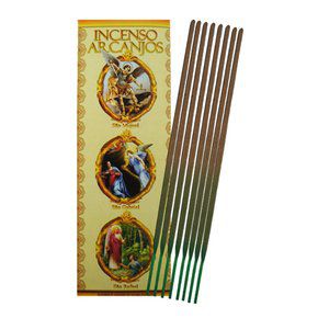 6 pacote Incenso Varetas Trio Arcanjo Aroma de Orquideas