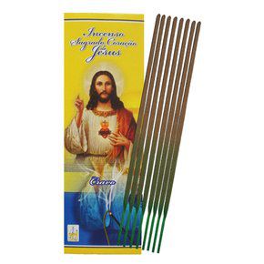 6 pacote Incenso Varetas Sagrado Coração Jesus Aroma Cravo