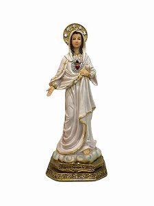 Imagem Sagrado Coração de Maria Resina Importada 42cm