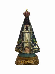 Imagem Nossa Senhora Aparecida Resina Importada 15cm
