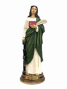 Santa Catarina Imagem Resina Importada 30cm