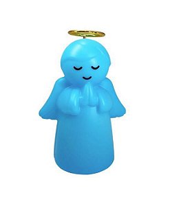 Abajur Anjo da Guarda Azul Luminaria 23cm