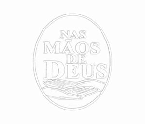 Adesivo Nas Mãos De Deus Para Carro Dupla Face 13x9cm