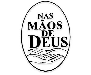 Adesivo Nas Mãos De Deus Para Carro Dupla Face 13x9cm