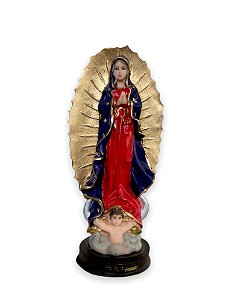 Imagem Nossa Senhora Da Guadalupe Resina Nobre 20cm
