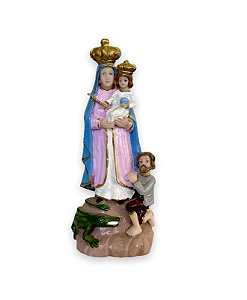 Imagem Nossa Senhora Da Penha Resina Nobre 15cm