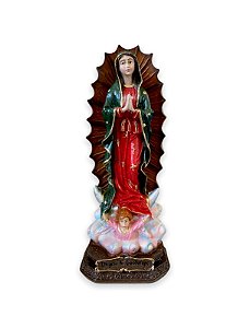 Imagem Nossa Senhora De Guadalupe Resina Nobre 15cm