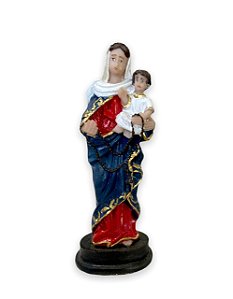 Imagem Nossa Senhora Do Rosario Resina Nobre 12cm