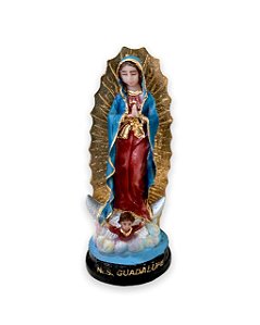 Imagem Nossa Senhora Guadalupe Resina Nobre 12cm