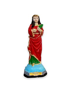 Imagem Santa Luzia Gesso Premium 20cm
