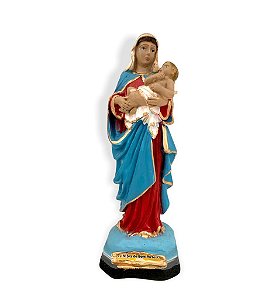 Imagem Nossa Senhora Do Bom Parto Gesso Premium 20cm