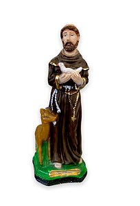 Imagem São Francisco De Assis Gesso Premium 20cm
