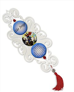 Decoração De Porta São Jorge Com Oração Resinada