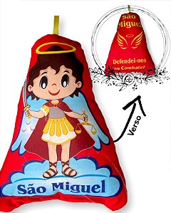 Almofada São Miguel Arcanjo Infantil Anti Alergica 25cm