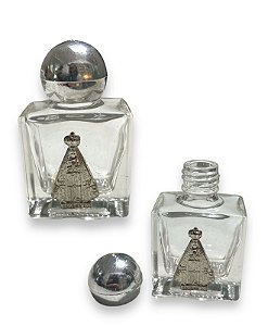 Vidrinho Nossa Senhora Aparecida Suporte P/ Oleo e Agua benta