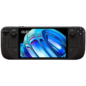 Console Portátil Valve Steam Deck OLED 1030 Wi-Fi / Bluetooth 7.4" com 512GB SSD - Preto