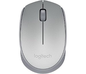 Mouse Logitech M170 Sem Fio Receptor Nano Prata