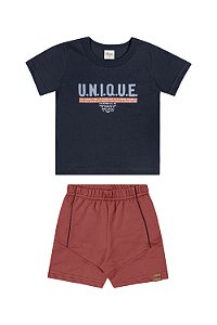 CONJUNTO CAMISETA E BERMUDA UNIQUE