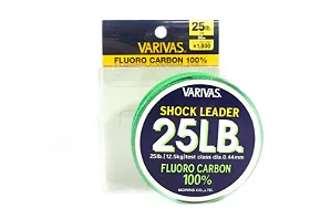 Linha Varivas Shock Leader Fluorocarbon 25lb 30m