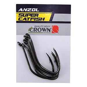 Anzol Crown Super Catfish Black 12/0 5un