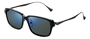 Óculos De Sol Zeque Jake F-2204 Gloss Black Blue Mirror