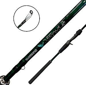 Vara Carretilha Shimano Trevala S TVSC63M 6'3 40-60lb