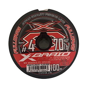 Linha X-Braid Fulldrag X8 70lb - 0,33mm - 100m