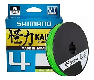 Linha Multifilamento Shimano Kairiki 4 300m Verde