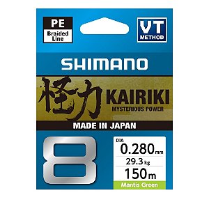 Linha Multifilamento Shimano Kairiki 8 150m
