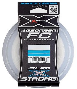 Linha Leader X-Braid Absorber FC Slim e Strong 66lb 30m