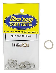 Argola Split Ring 4X Strong Glico By Piovezan