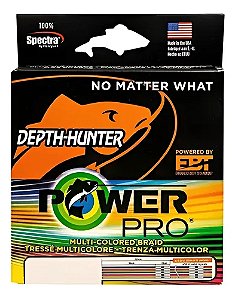 Linha Multifilamento Power Pro Depth-Hunter 333yds 305m Multi Cor