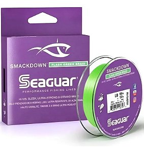 Linha Multifilamento Seaguar Smackdown 8 Fios 137m Verde