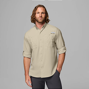 Camisa Columbia Masculina PFG Tamiami II Manga Longa