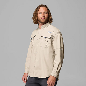 Camisa Columbia Masculina Bahama II Manga Longa