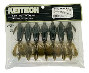 Isca Artificial Keitech Crazy Flapper 3.6