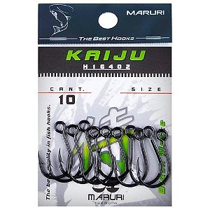 Anzol In-line Maruri Kaiju Matte Black N1/0 10un