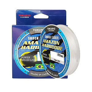 Linha Tokuryo Shock Leader Amazon Hardcore Power Nylon 50m