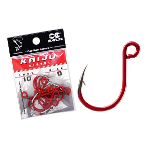 Anzol In-line Maruri Kaiju Red H16401 10un