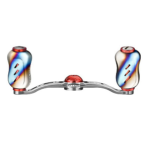 Manivela Gomexus Alumínio Usinado 100mm Knob Titânio 7x4mm