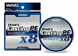 Linha Multifilamento Varivas Avani Casting PE Max Power X8 300m