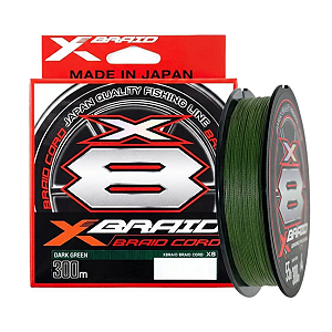 Linha Multifilamento XBraid Cord X8 300m