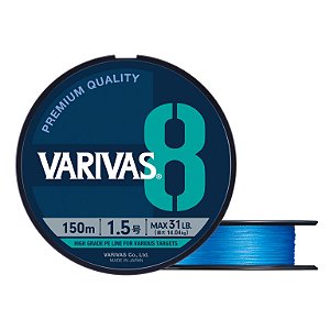 Linha Multifilamento Varivas 8 Ocean Blue Edition 200m