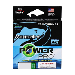 Linha Multifilamento Power Pro Maxcuatro Verde Musgo 275m