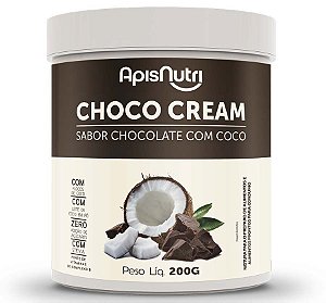 Achocolatado Choco Cream 200g - Sabor Chocolate com Coco
