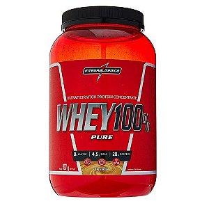Whey Protein Concentrado Integralmédica - Whey 100% Pure sabor banana 907g
